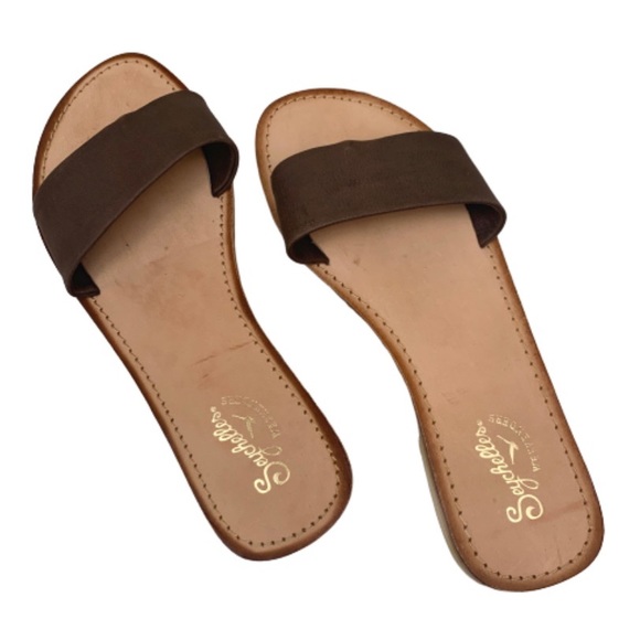 Anthropologie Shoes - Anthropologie Seychelles Weekender leather slides